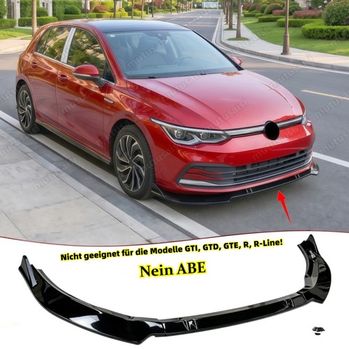 Frontlippe glanzschwarz für - frontlippe,