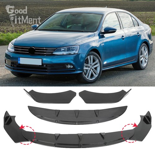 Glänz schwarz frontspoiler - schwarz,